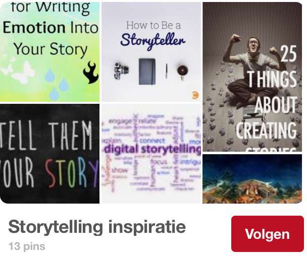 Pinterest storytelling inspiratie