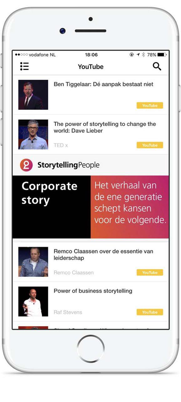 Storytelling People app video